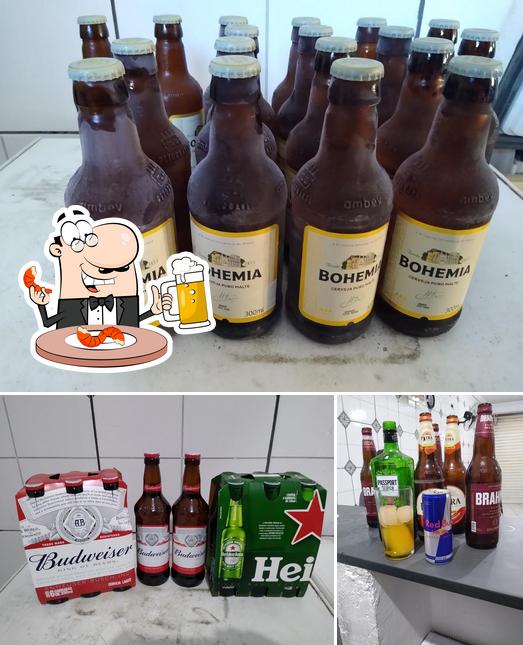 Peça uma tulipa de cerveja leve ou escura