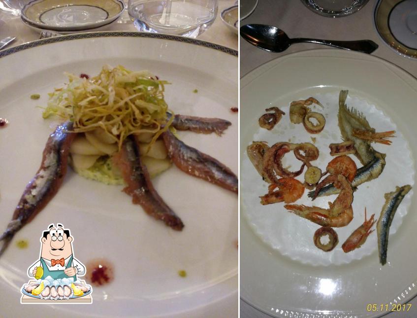 Prova tra i molti prodotti di cucina di mare offerti a Locanda Del Prof