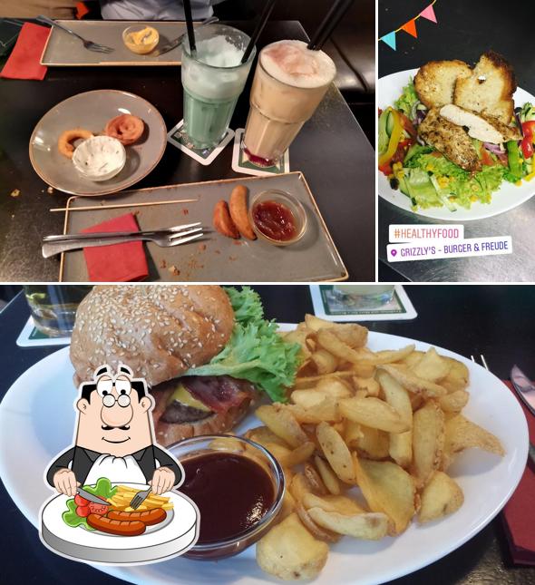 Gerichte im Grizzly's – Burger & Freude