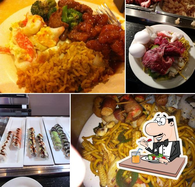 Еда в "Hibachi Grill and Supreme Buffet"