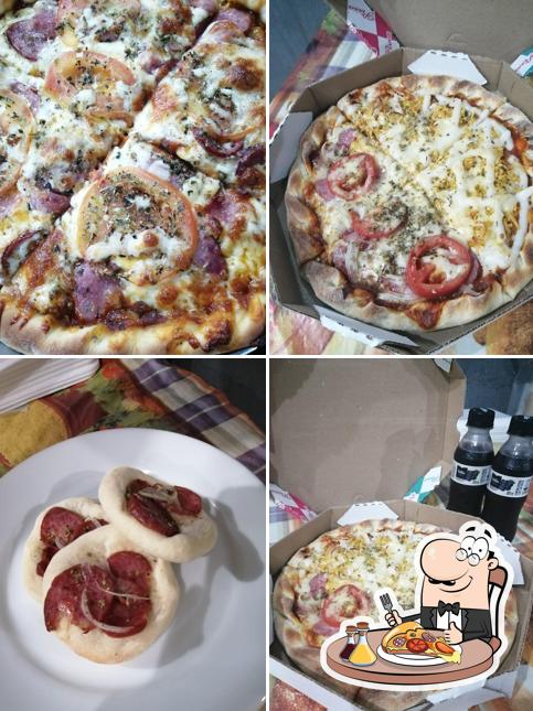 Escolha pizza no Gypsy's Pizzas & Esfihas