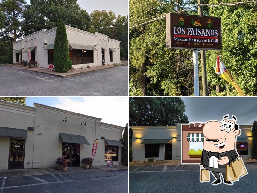 The exterior of Los Paisanos