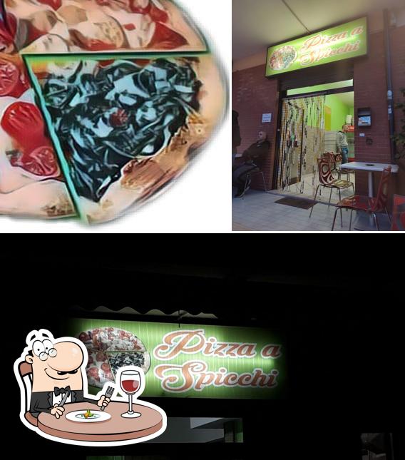 Pizza A Spicchi se distingue par sa nourriture et intérieur