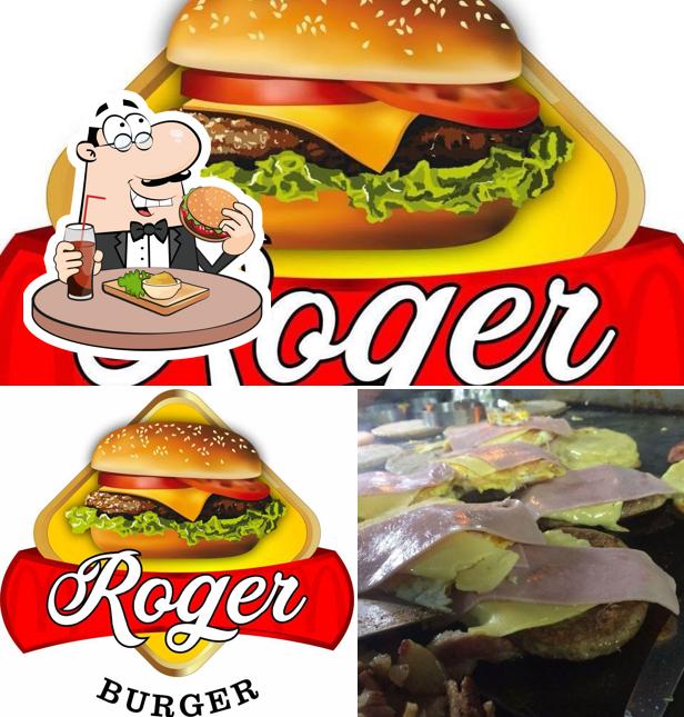 Peça um hambúrguer no Roger Lanches