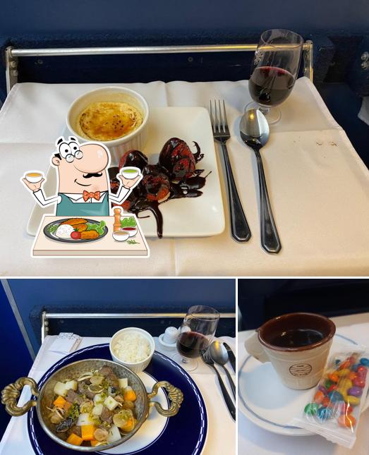 Comida em The Plane Experience