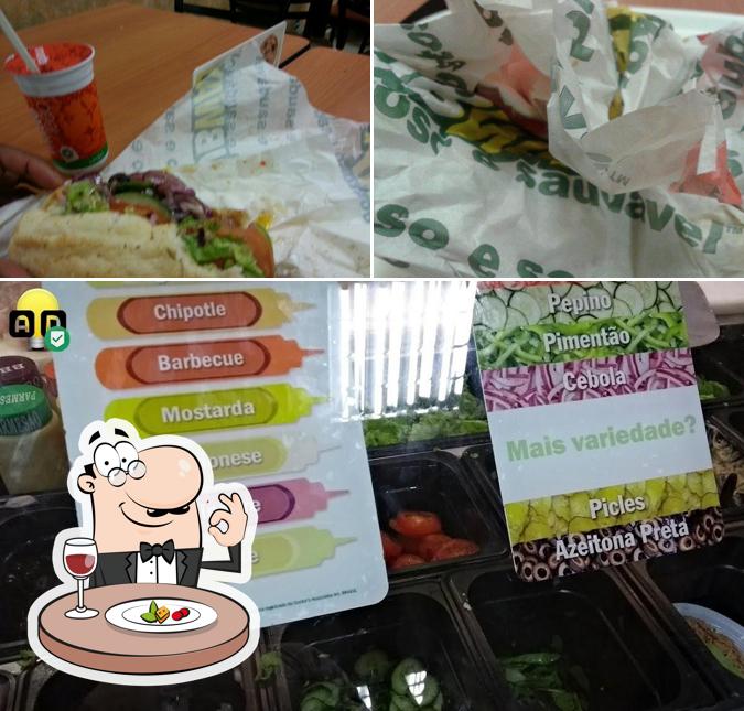 Platos en Subway