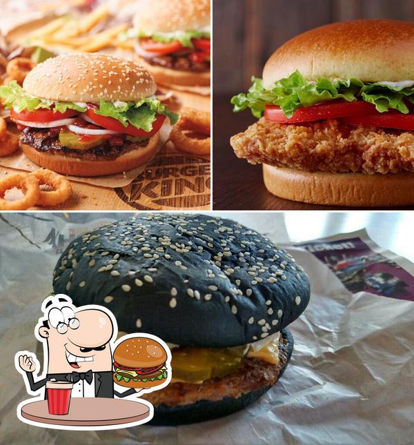 Закажите гамбургеры в "Burger King"