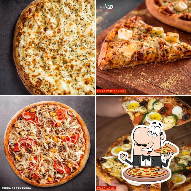 Peça pizza no Pizza La 20