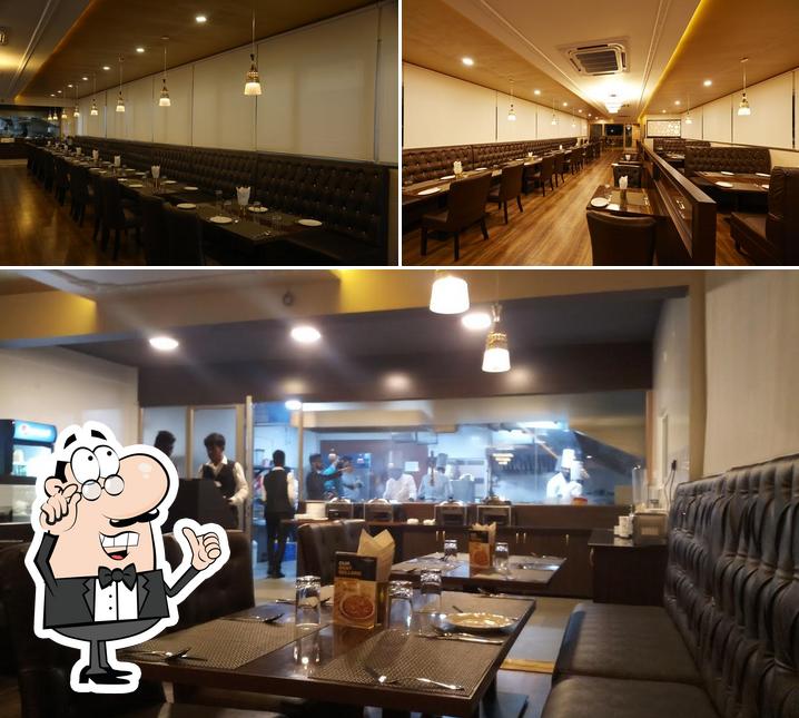 The interior of 7 Grills Cafe And Restaurant