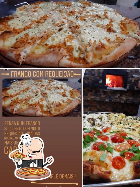 Escolha pizza no Empório Rizzieri - Jardim das Américas