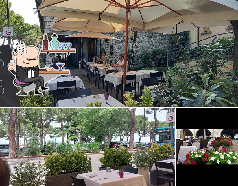 Guarda la immagine che raffigura la interni e esterno di Ristorante Al Portico