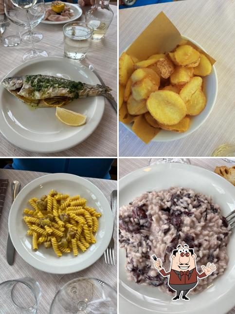 Platti al Trattoria Cacciatore Cucina del Lago d'Iseo e Valcamonica
