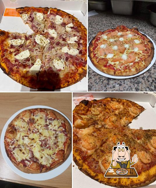 At Pizzeria De La Campagne, you can enjoy pizza