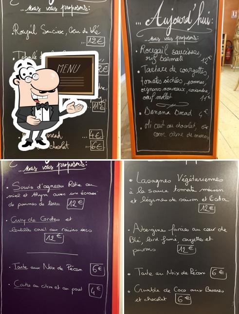 Le menu du tableau liste les options disponibles)