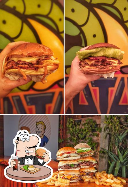 Experimente um hambúrguer no Future's Burger