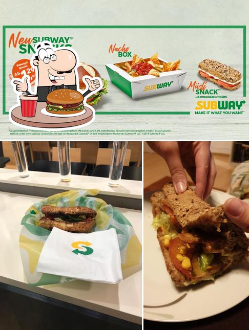 Commandez un hamburger à Subway