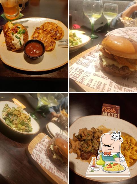 Comida em Restaurante Outback Steakhouse