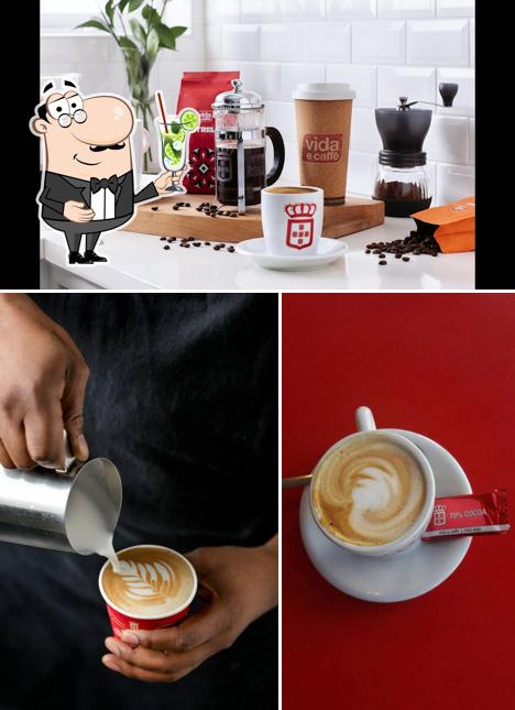 Enjoy a beverage at vida e caffè Rondebosch