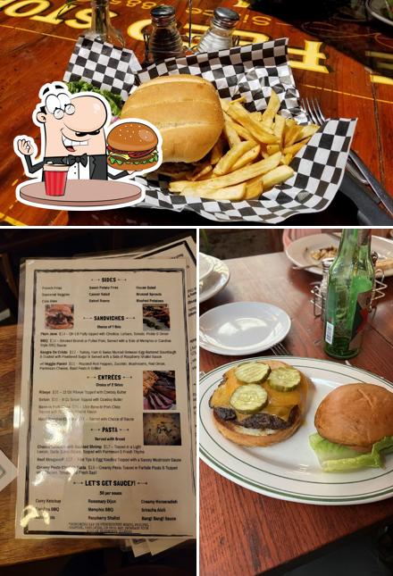Get a burger at Silver West Feedstore
