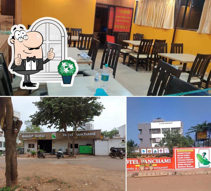The restaurant's exterior and interior