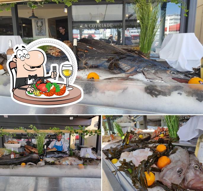 Prenez des fruits de mer à Restaurant La Cotriade Les Sables d'Olonne