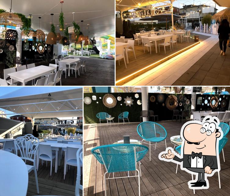 Gli interni di Lazy Club Rimini - Ristorante di Pesce