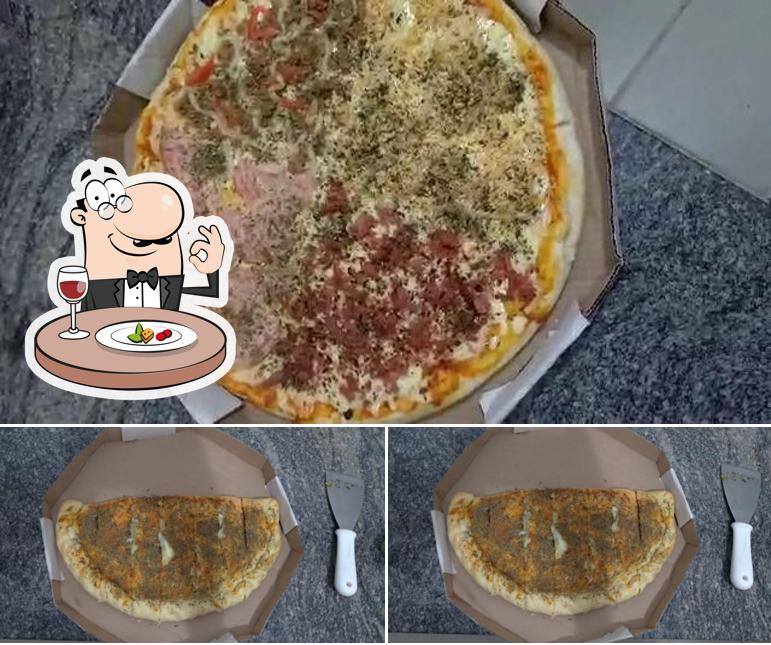 Platos en Pizza e calzone daa casa