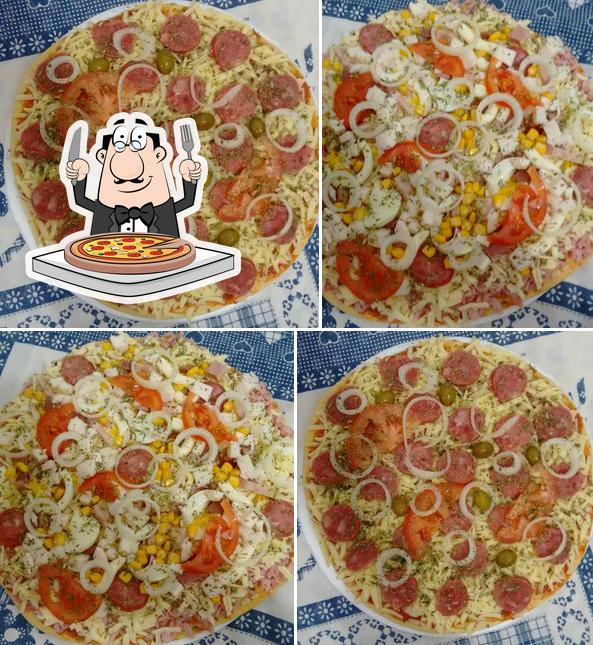 Consiga diferentes variedades de pizza