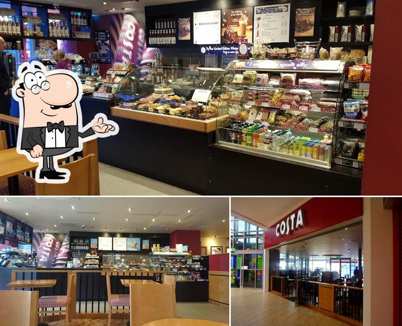 El interior de Costa Coffee