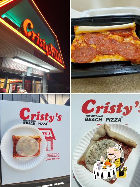 Food at Cristy's Pizza