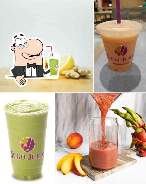 Commandez différentes boissons offertes par Jugo Juice