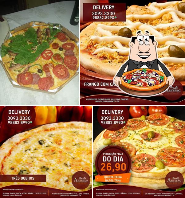 Peça pizza no Artesão Pizzaria Delivery