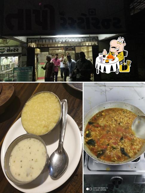 The restaurant's food and exterior