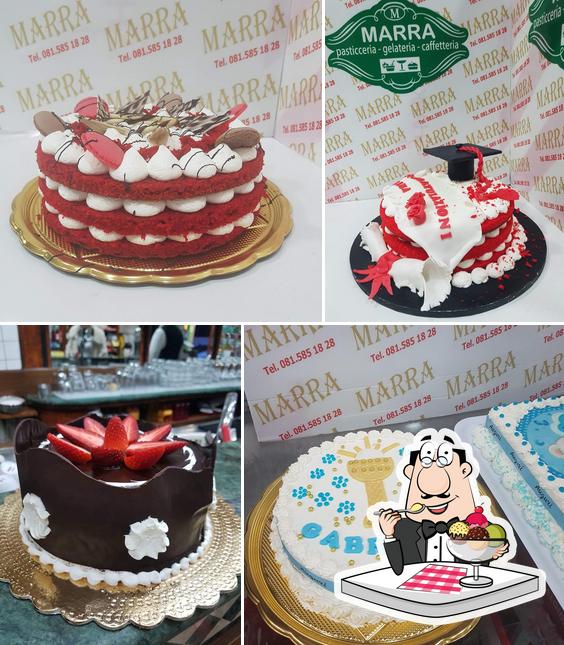 Bar Pasticceria Marra Dolci, Cassate, Babà, Specialità di Pasticceria a Scelta e Personalizzabili a Richiesta offre un'ampia selezione di dolci