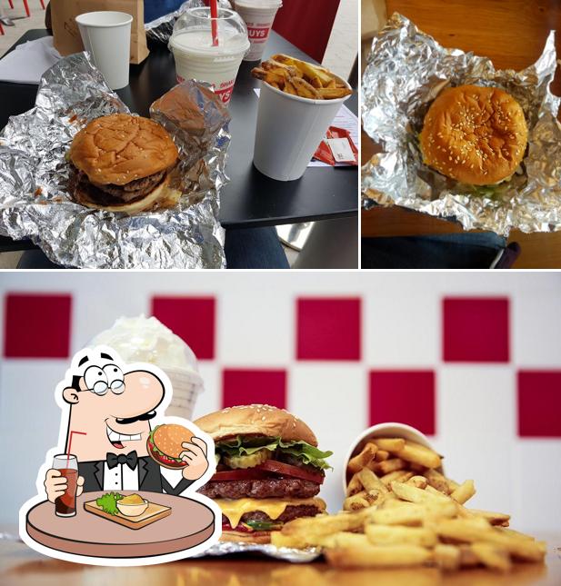 Try out a burger at Five Guys Leeds White Rose