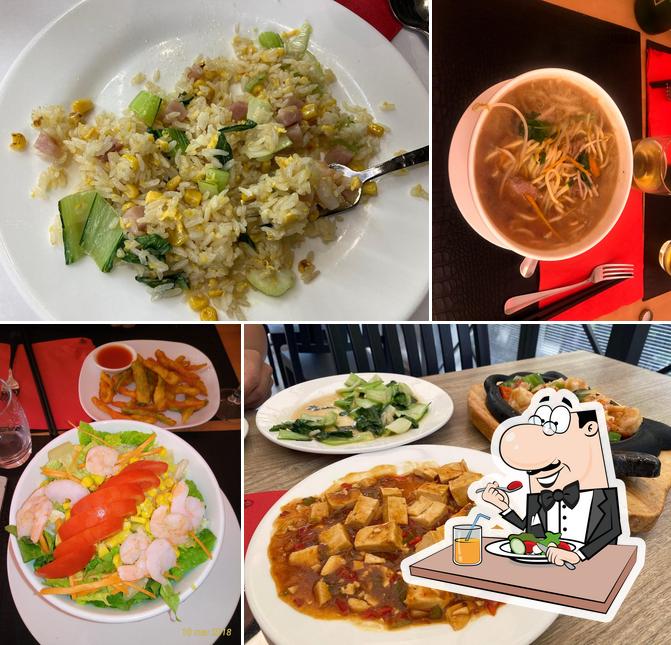 Gerichte im 华味居 Restaurant Chinese Huaweiju