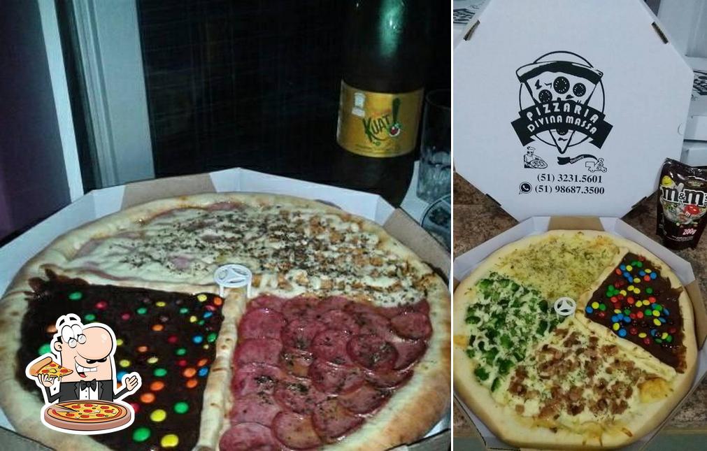 Peça pizza no Pizzaria Divina Massa