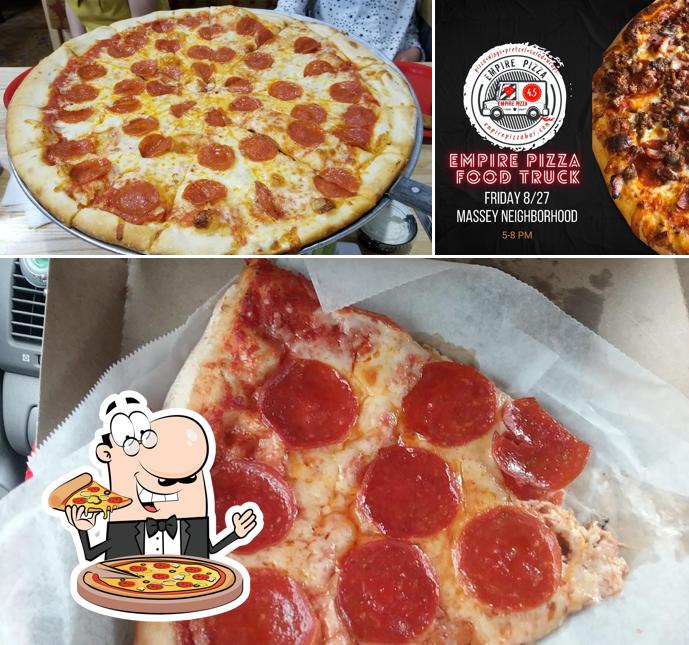 Try out pizza at Empire Pizza Rock Hill