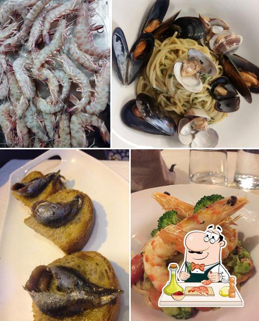 Get seafood at Pane E Olio