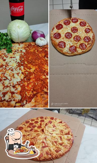 Попробуйте пиццу в "Yumi'z Pizza Y Empanadas De Pizza"
