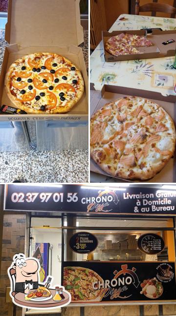 Choisissez des pizzas à Chrono pizza