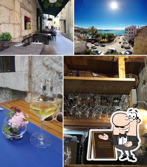 Konoba Matejuska si caratterizza per la esterno e bevanda