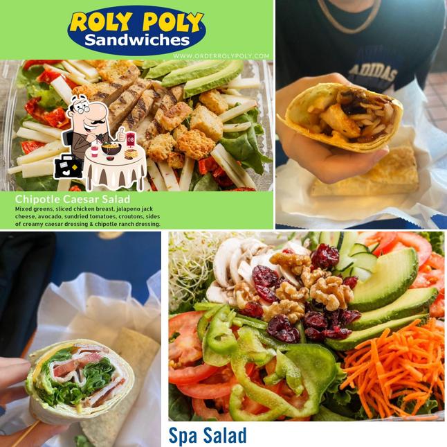 Food at Roly Poly Sandwiches