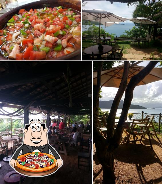 Peça pizza no Restaurante do Hiltinho - Ilha Do Algodão, Paraty