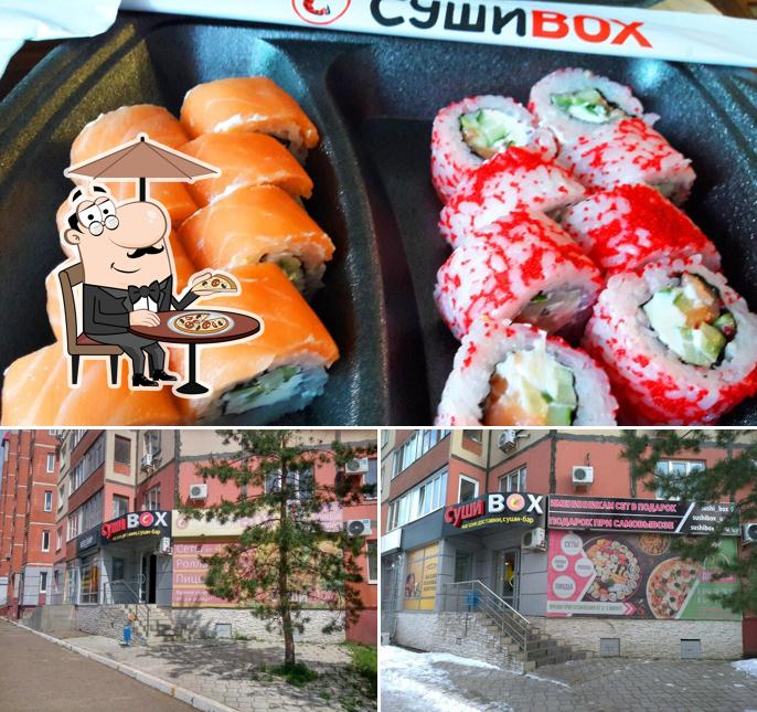 L’image de la extérieur et sushi de Sushi Box’s