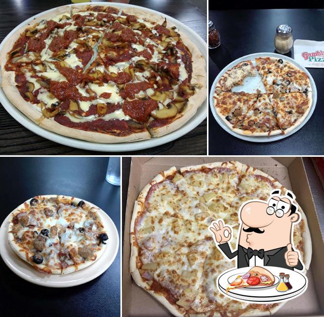 Pick pizza at Gambino's Pizza