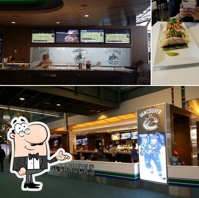 El interior de The Vancouver Canucks Bar & Grill