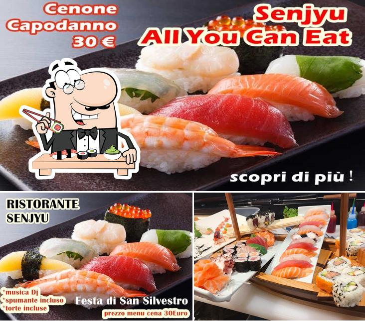 Prova le diverse opzioni di sushi