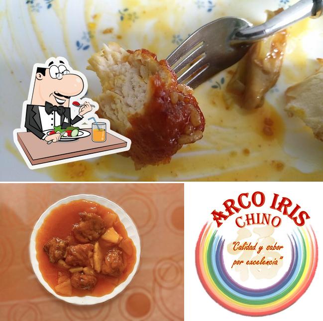 Food at Arcoiris Restaurante Chino