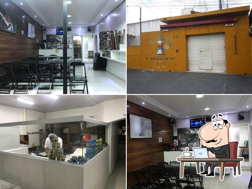 O interior do Pizza Nostra Interlagos